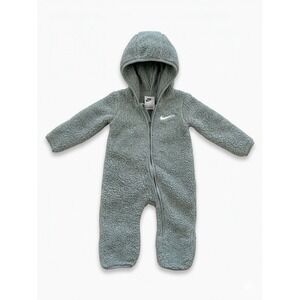 Nike Sherpa Fleece Bunting Kids 9m Cream Winter Warm Cozy